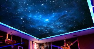 Натяжной потолок звездное небо Люберцы, цена от 5345 руб.